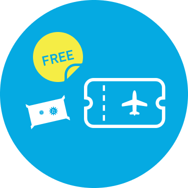 帰国便の変更料無料！