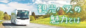 観光バスの魅力