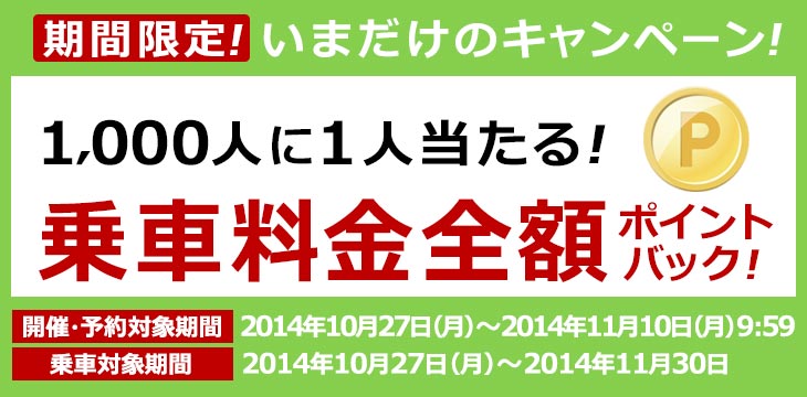 全額ポイントバック