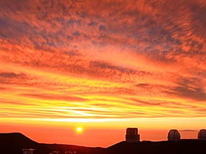 マウナケア山頂星空観測