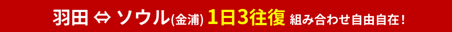 JALでソウルへ！