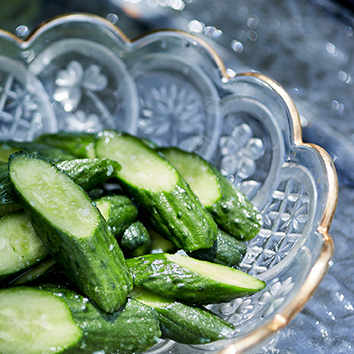 きゅうりの三五八漬け