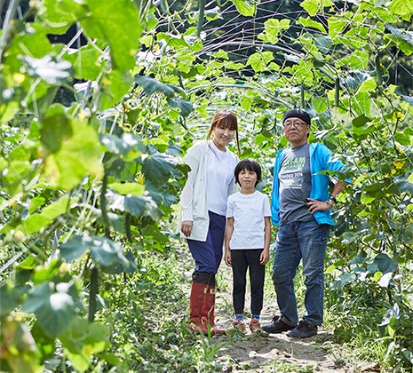 白石美亜さん、ローレンくん親子と齋藤 登さん
