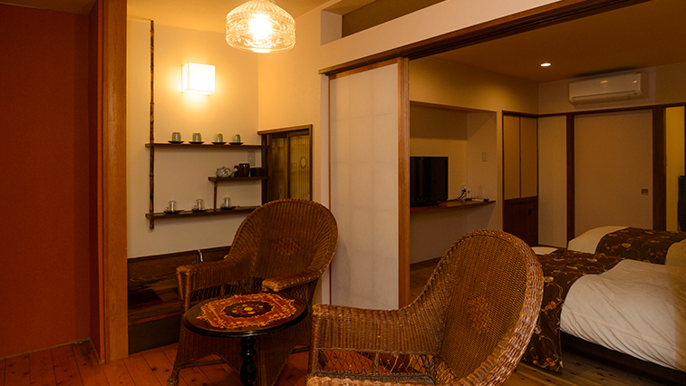 宵待草(よいまちぐさ)と名付けられたお部屋