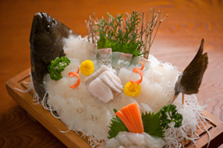 鳥羽の宿でお食事