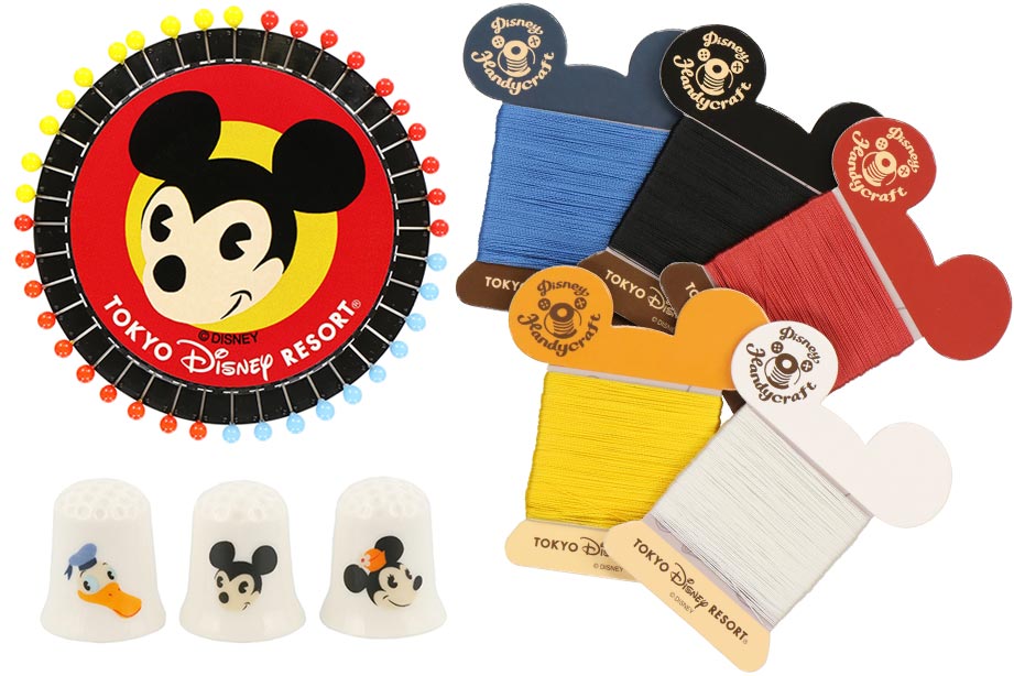 お裁縫グッズ：まち針、糸セット、糸セット