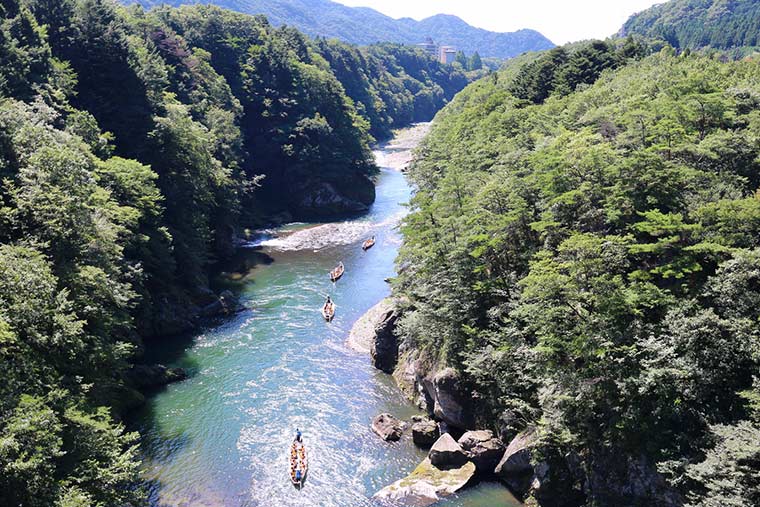 鬼怒川ライン下り