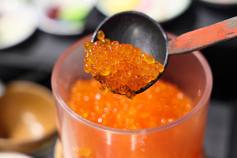 「リーガロイヤルホテル」ビュッフェスタイルの朝食