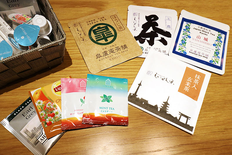 豊富なお茶の種類