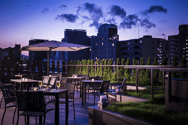 京都東急ホテル「ROOF TOP BAR」