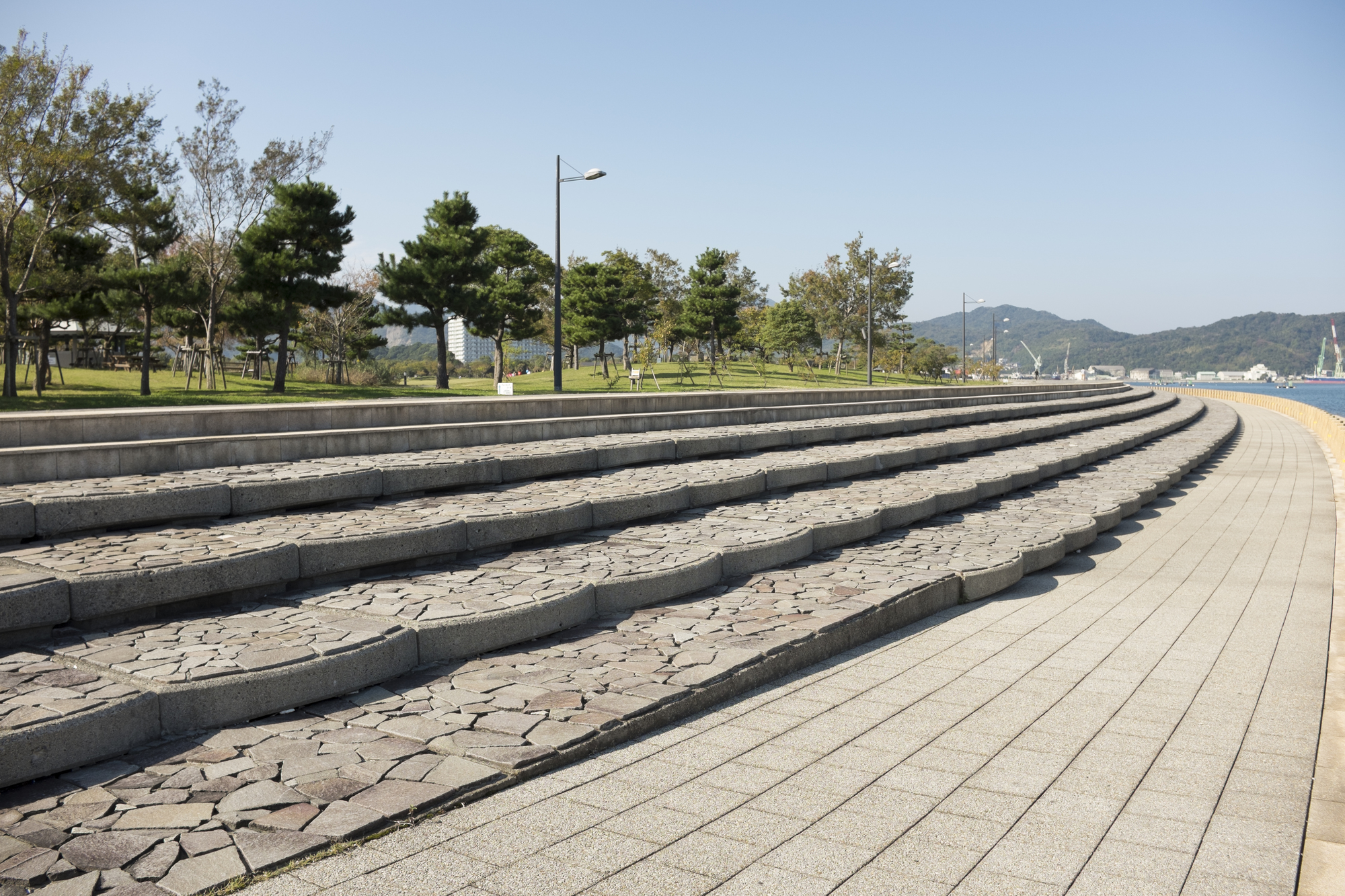 鳴門ウチノ海総合記念館石段海入り