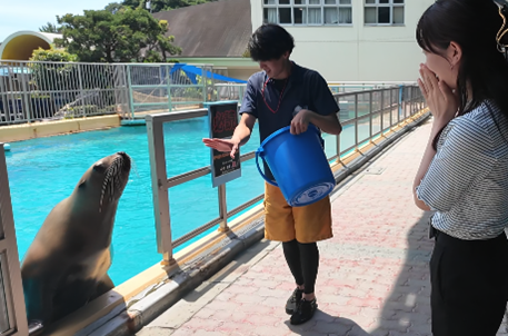 高知生活 1 年目の新入社員。初めての桂浜水族館をリポート！！