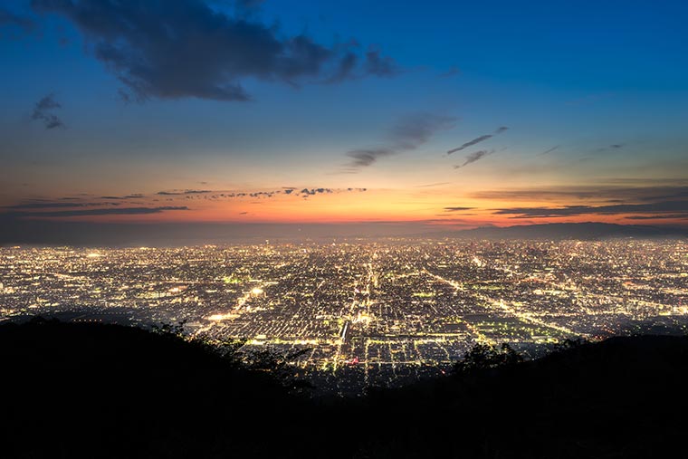 生駒山の夜景