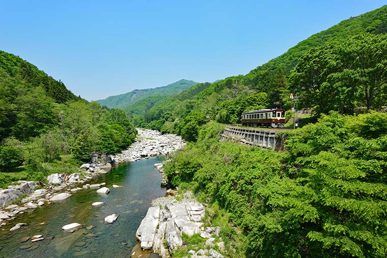 わたらせ渓谷鉄道/高津戸峡