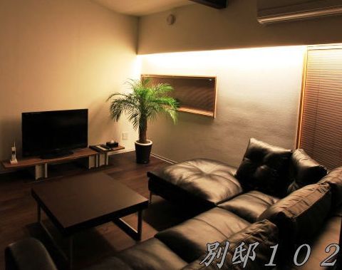 別邸１０２（５３平方メートル）のリビング