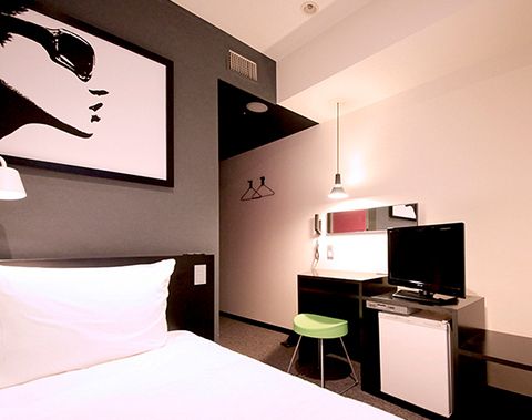 【禁煙】デザイナーズ　シングル13平方メートル《シモンズベッド》