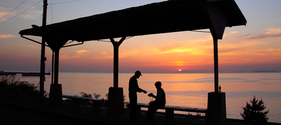 下灘駅(しもなだえき)