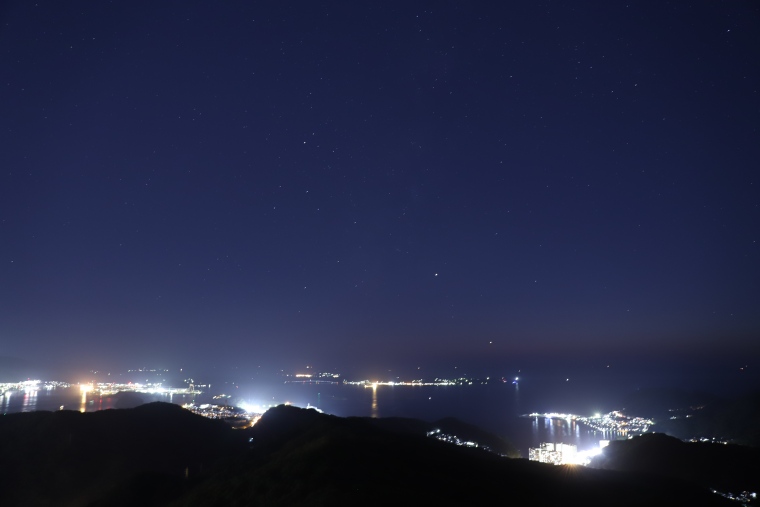 運が良ければ流れ星を観ることも