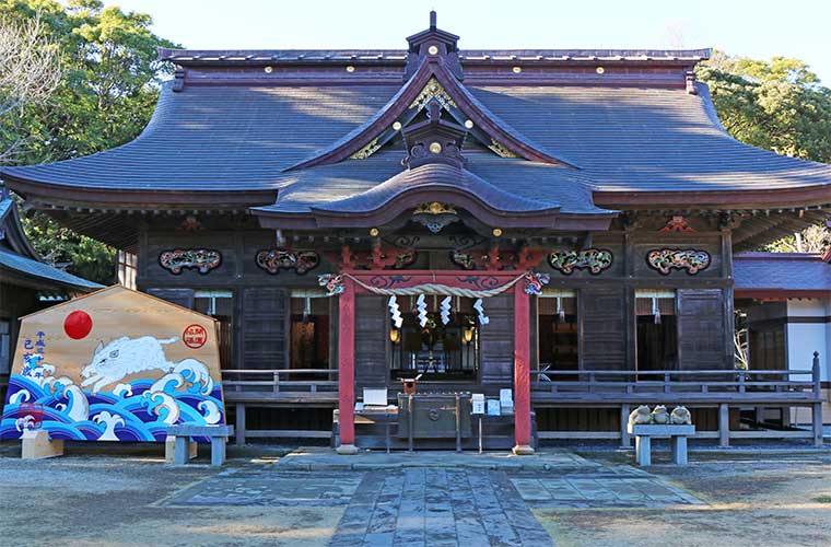 大洗磯前神社の拝殿