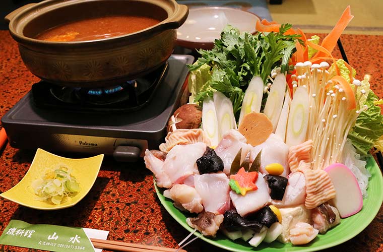 茨城名物のあんこう鍋