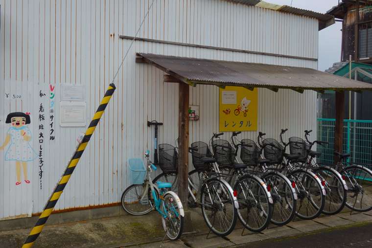 粟島港 レンタサイクル