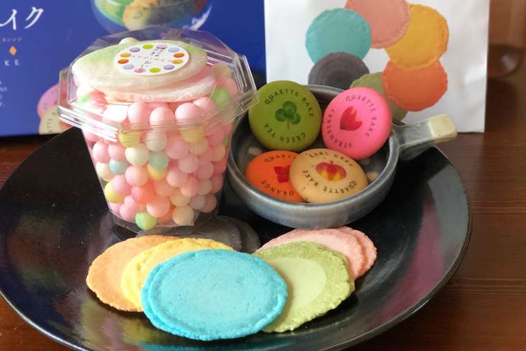 インスタ映えするカラフルな「おいり」「えびパレット」