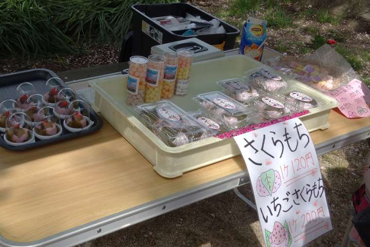 紫雲出山遺跡館 さくらもち