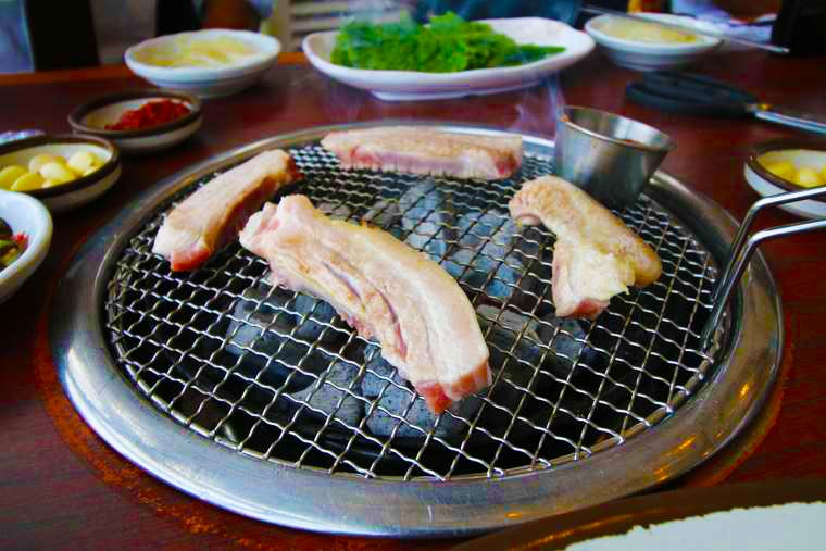 黒豚のオギョプサル