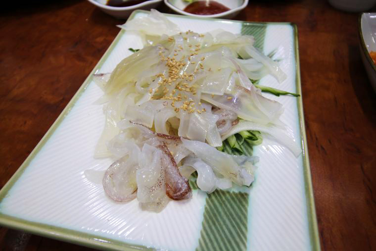 ヤリイカの刺身