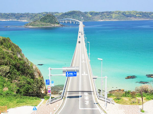 角島大橋　周辺のビーチ