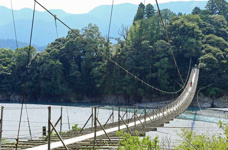 塩郷の吊橋