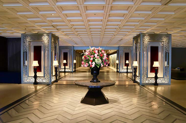 東京プリンスホテルのロビー