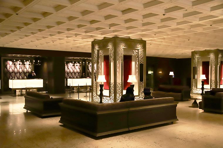 東京プリンスホテルのレセプション