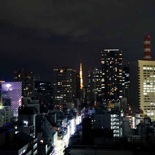 アパヴィラホテル赤坂見附 客室からの夜景