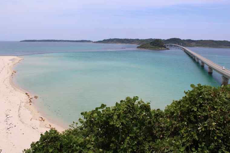 角島大橋を見渡す海士ヶ瀬公園