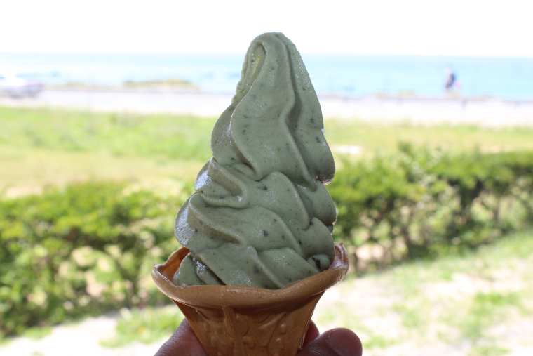 わかめソフトクリーム