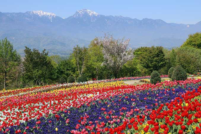 山梨県フラワーセンター・ハイジの村