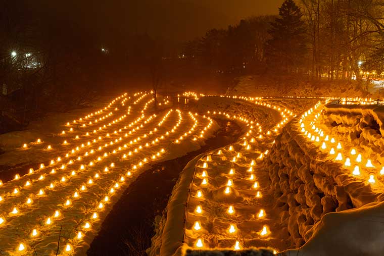 湯西川温泉 かまくら祭
