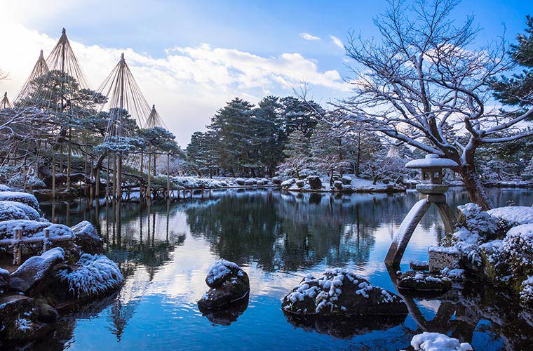 兼六園の「雪吊り」