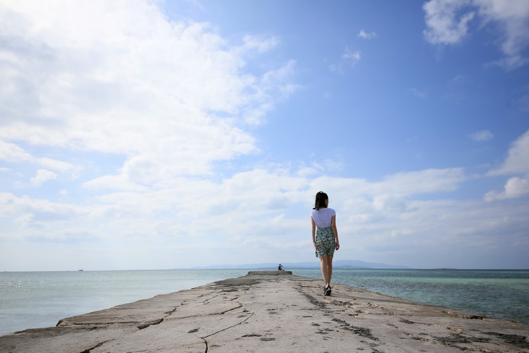 竹富島のビーチ