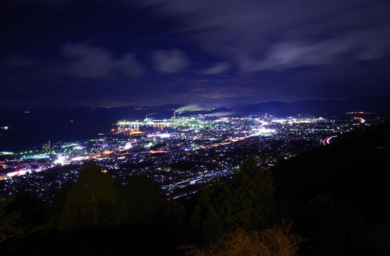 具定展望台の夜景