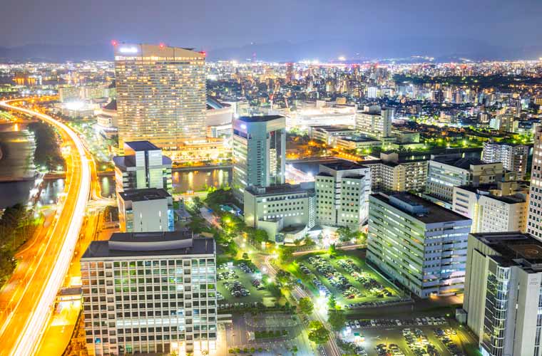 福岡タワーの夜景