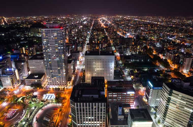 JRタワー展望室 T38の夜景