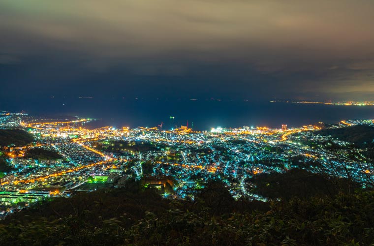 天狗山の夜景