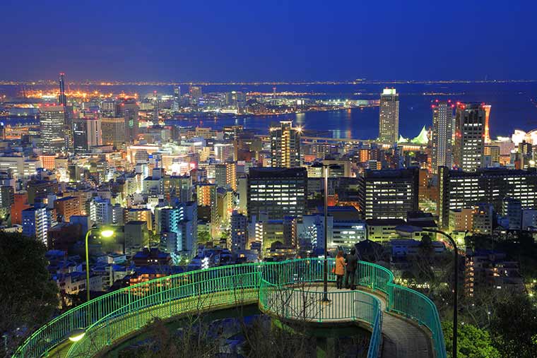 六甲山 ビーナスブリッジの夜景