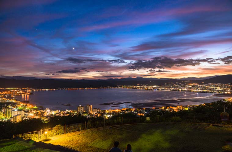 立石公園の夜景