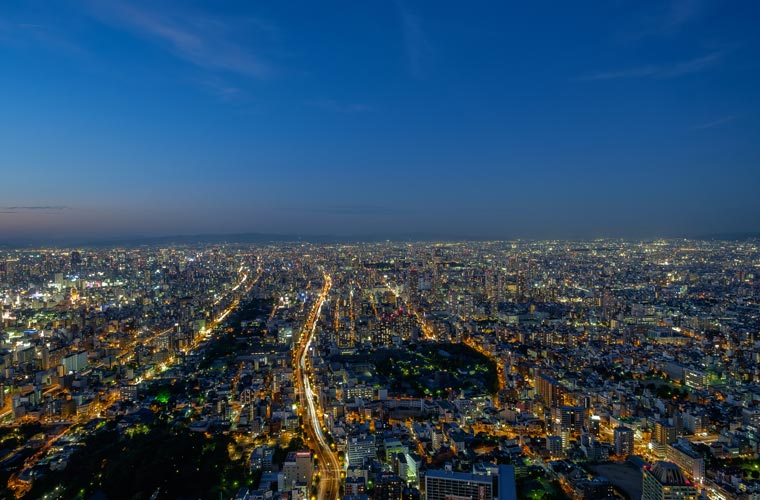 あべのハルカス ハルカス300の夜景