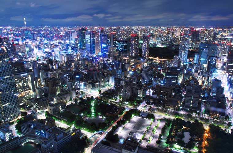 東京タワーの夜景
