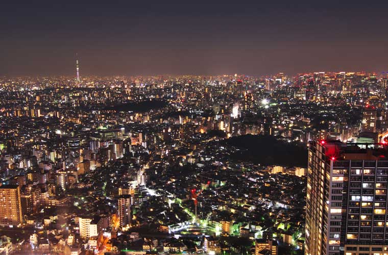 サンシャイン60展望台 SKY CIRCUSの夜景