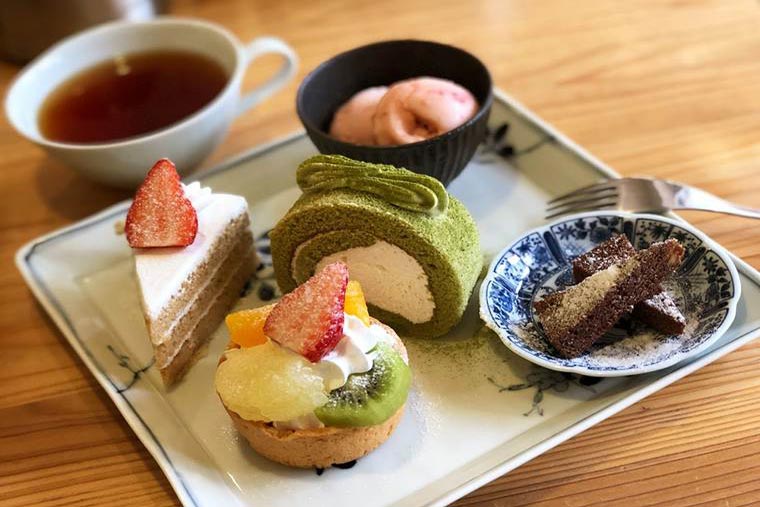 高知 土佐茶カフェ「プチteaセット」